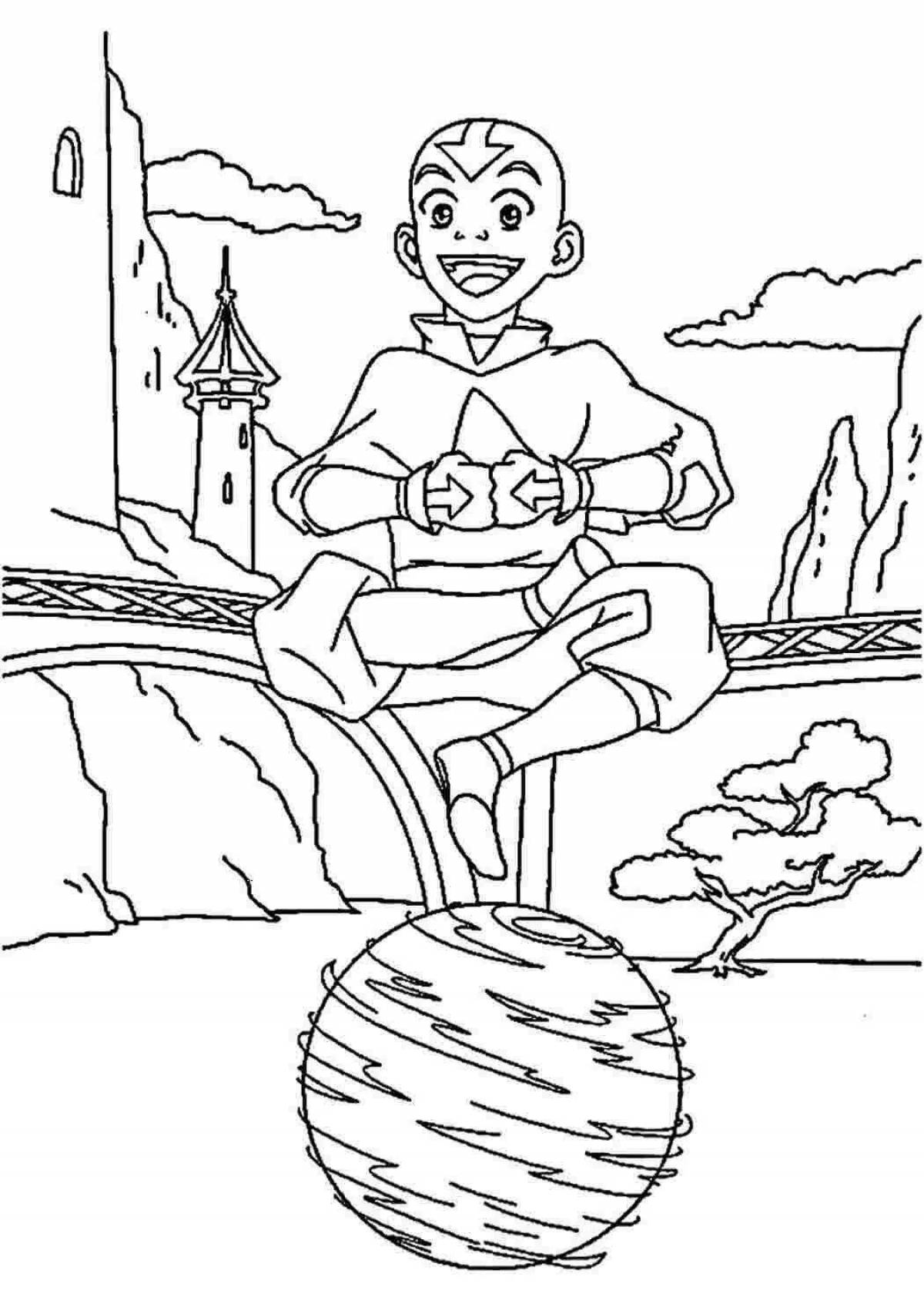 Magic avatar coloring book for kids