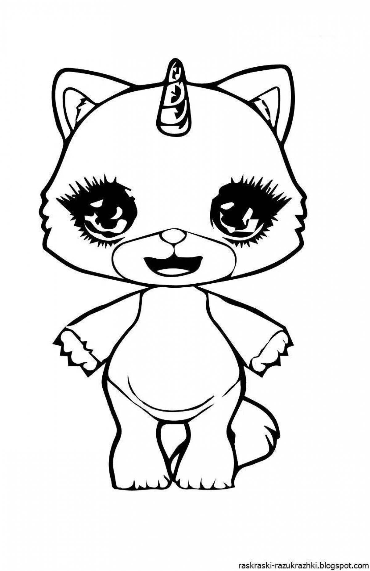 Puppy chase coloring page