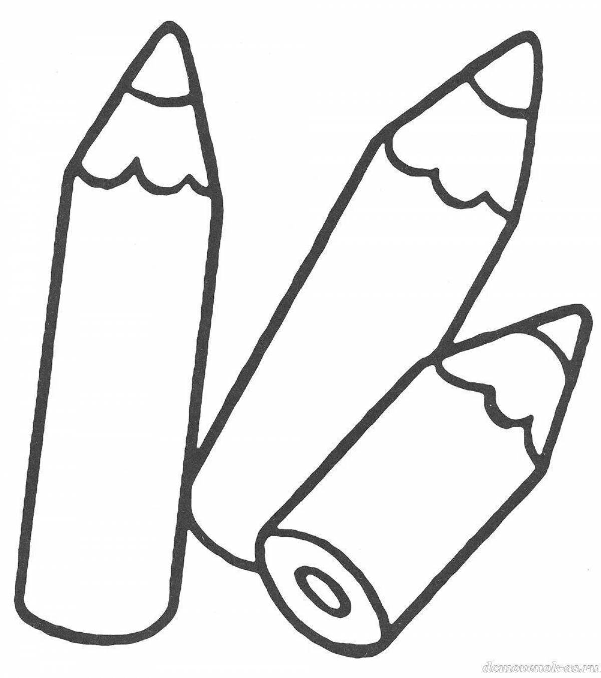 2 roux glitter pencils for kids