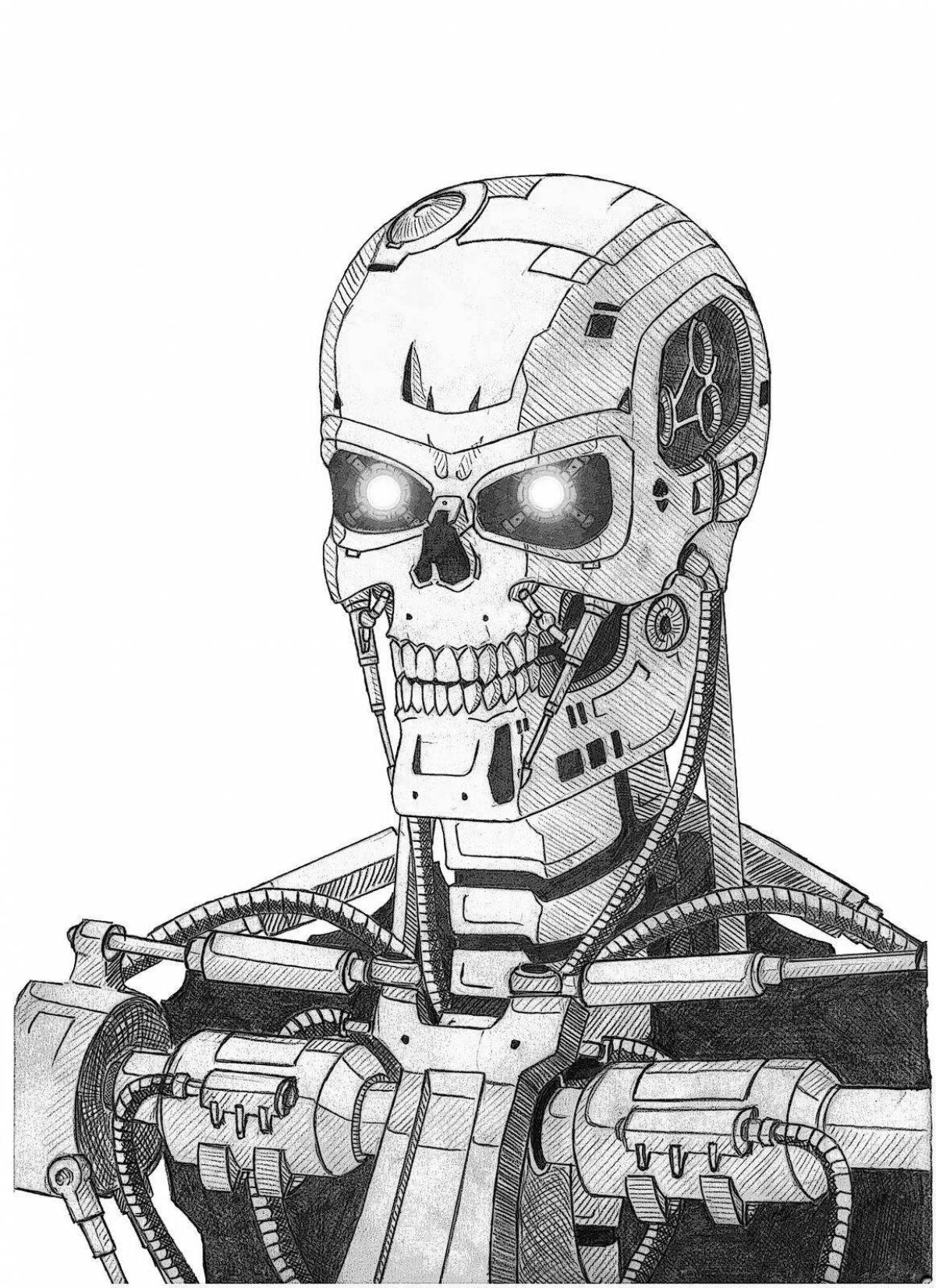 Coloring terminator for kids
