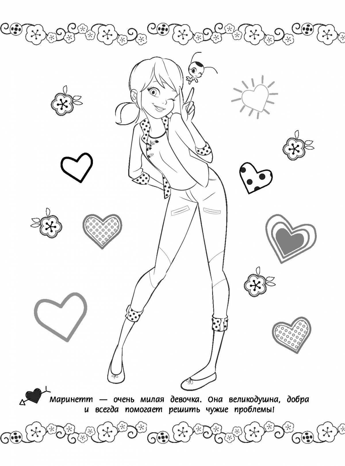 Marinette's amazing coloring book for kids