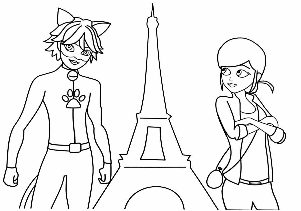Marinette's wonderful coloring book for kids