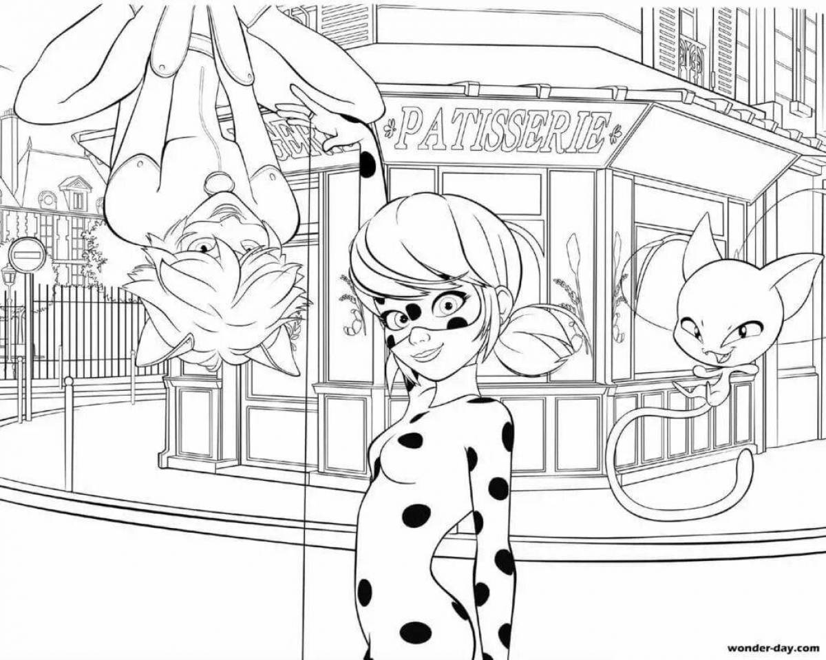 Marinette's adorable baby coloring book