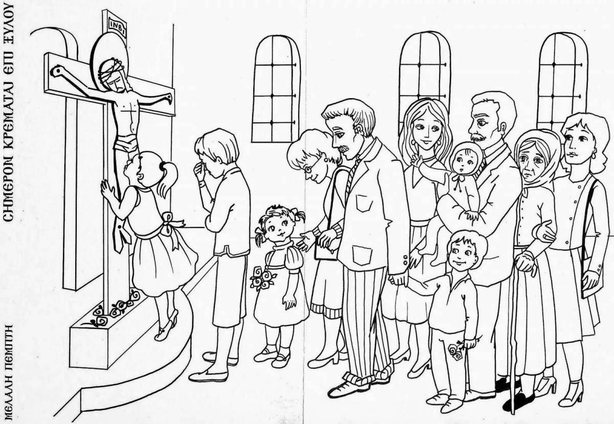 Great orthodox coloring book