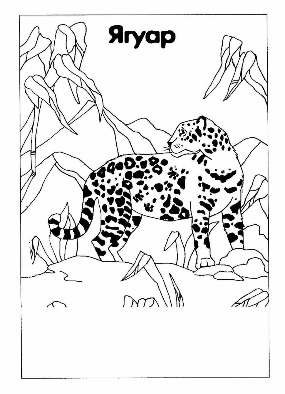 Animated red coloring book for toddlers