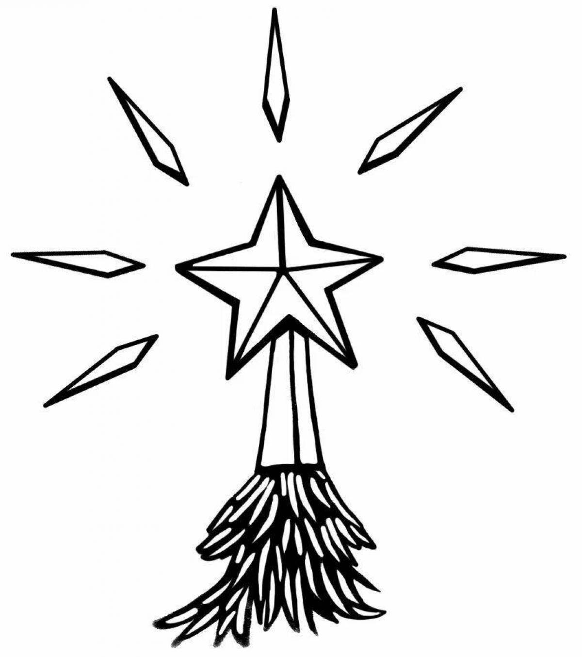 Awesome Christmas star coloring book for kids