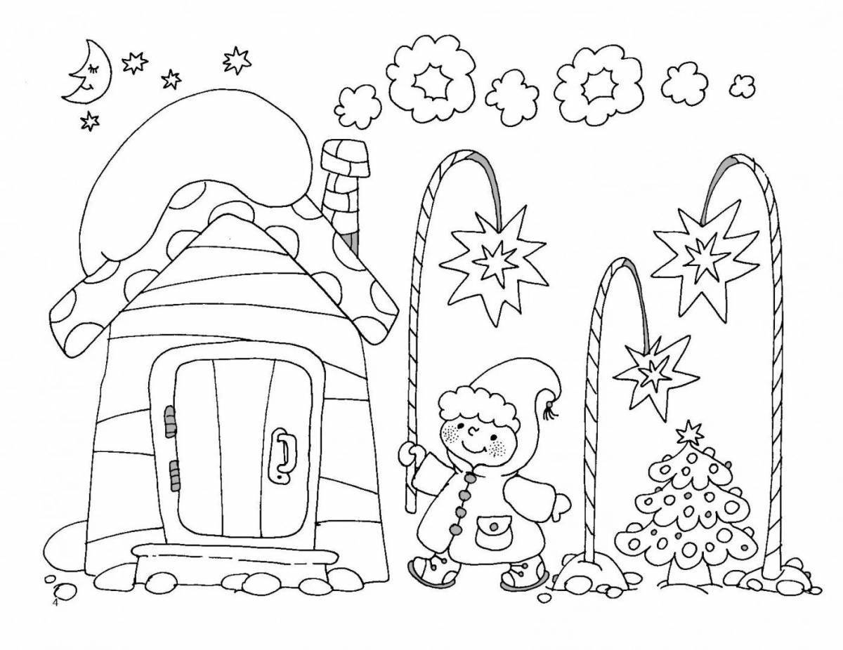 Merry Christmas coloring book for kids