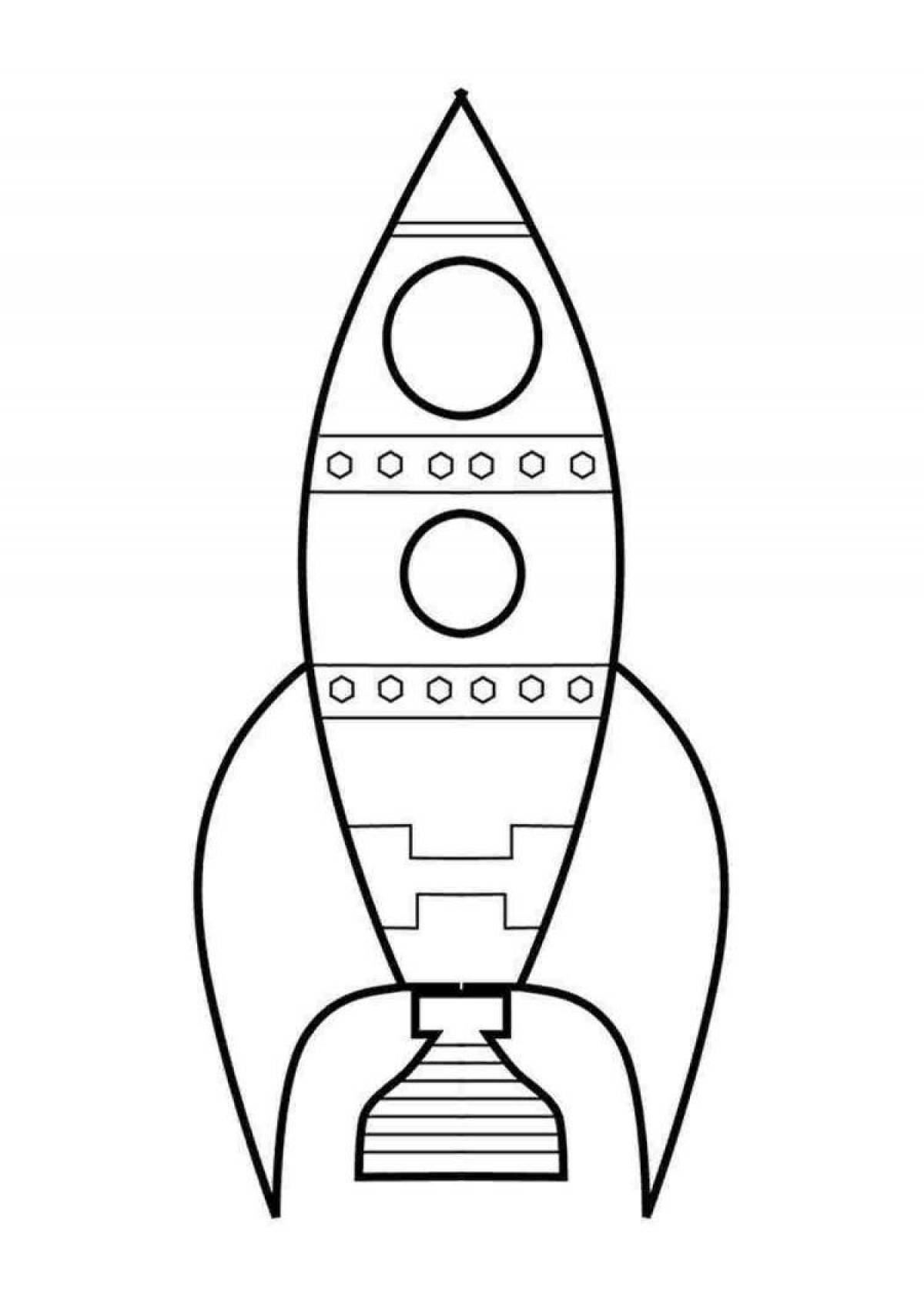 Раскраски ракеты для детей | распечатать