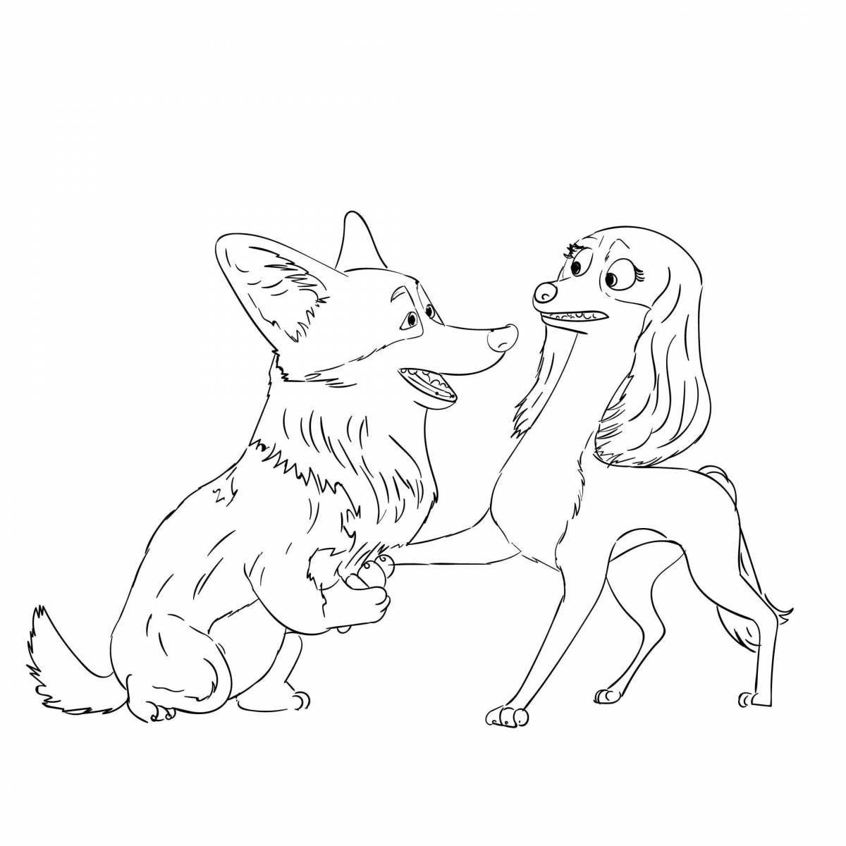 Corgi coloring pages for kids