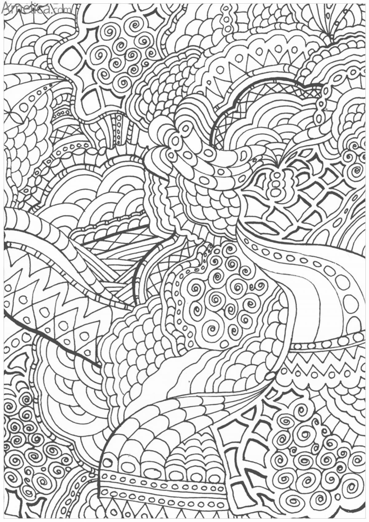 Fine coloring pages for adults
