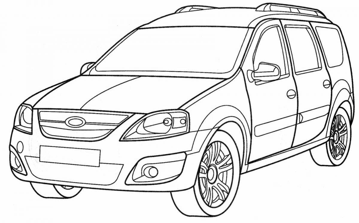 Outstanding cars coloring pages for boys