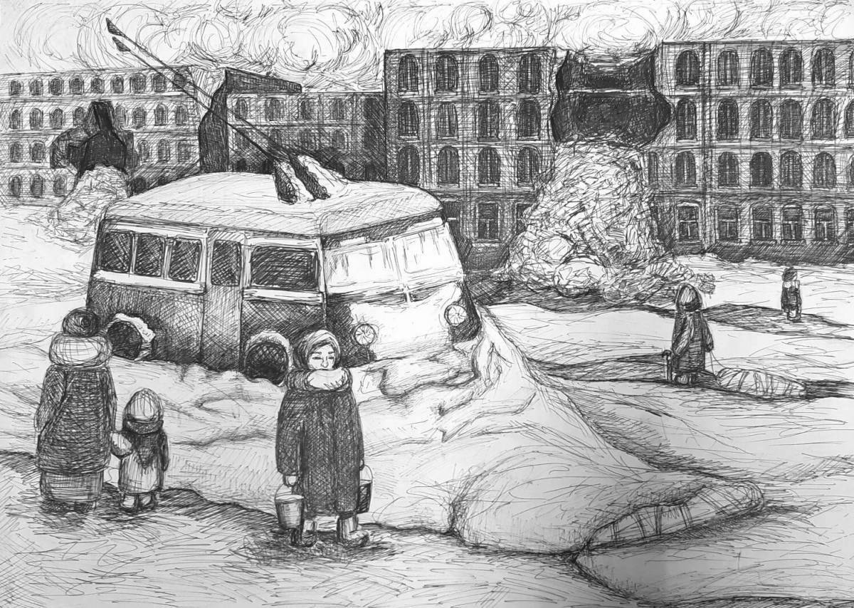 Безмятежная дорога жизни ленинград для детей