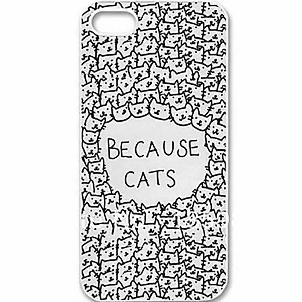 Colored phone case coloring book
