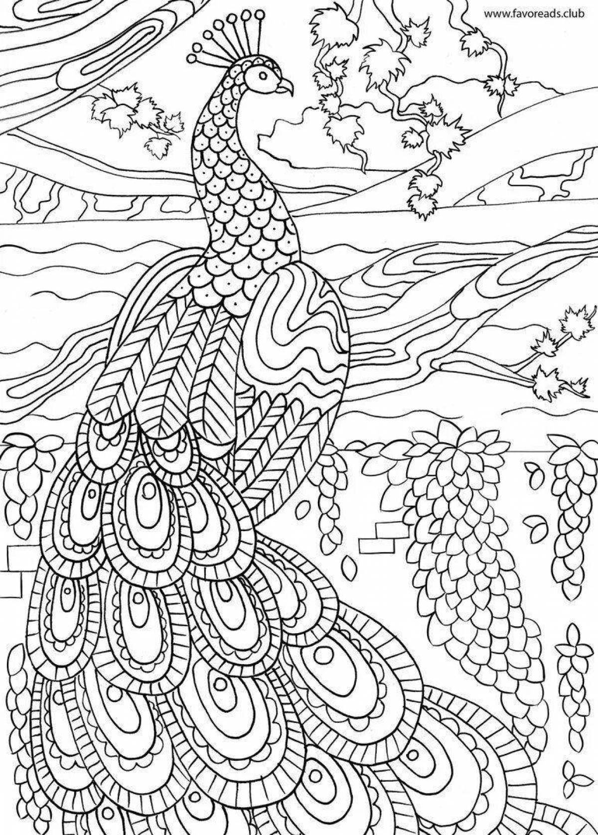 Fun coloring art therapy for adults