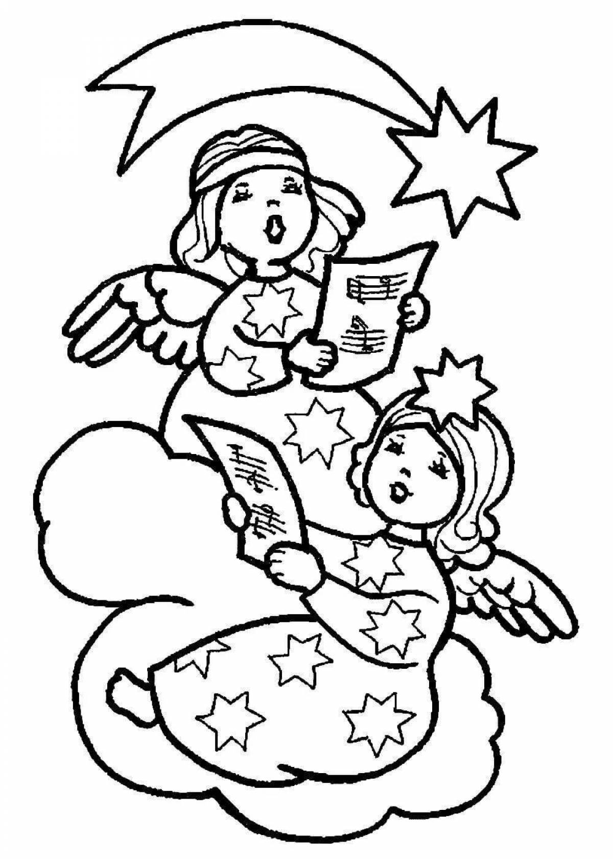 A fun Christmas coloring book for kids