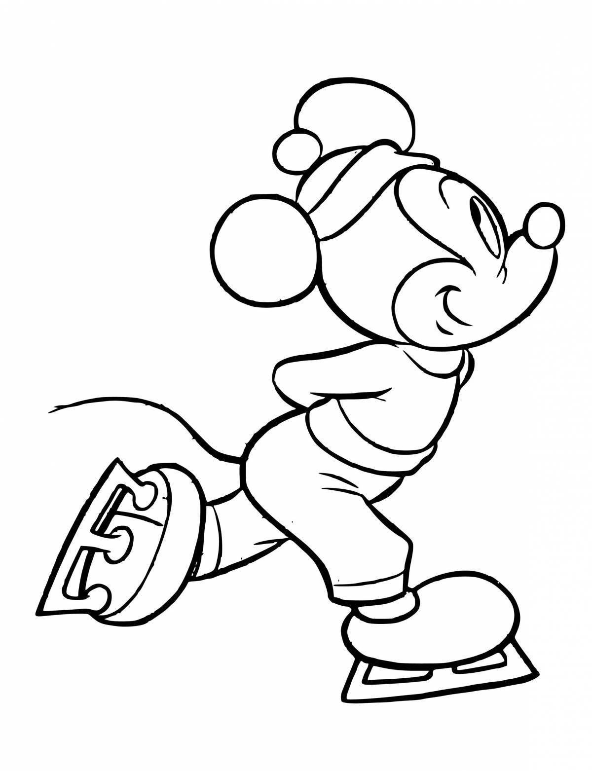 Nice sports coloring book for 3-4 year olds