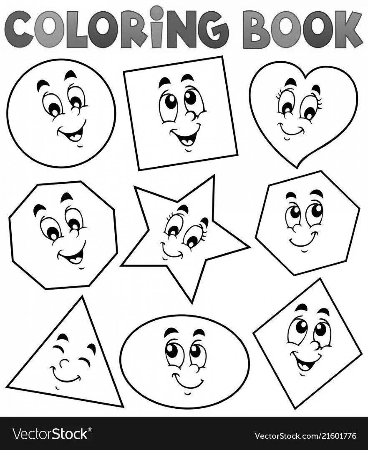 Эмоции геометрическими фигурами