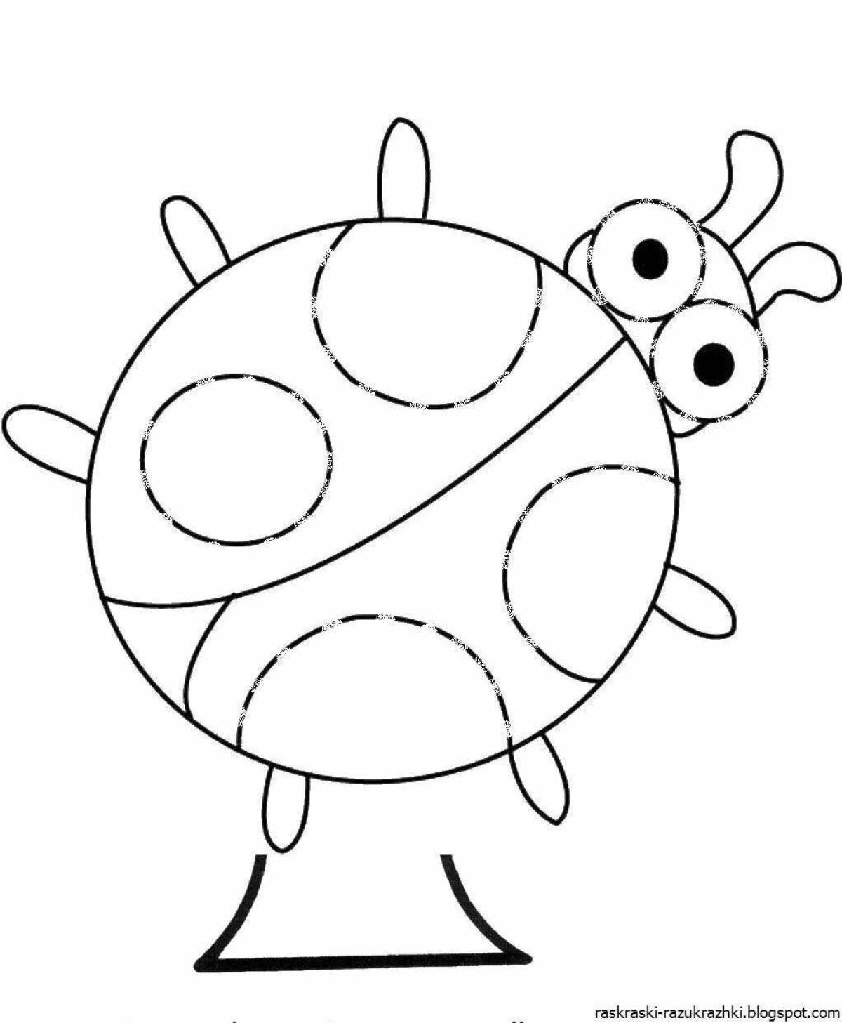 Инновационные раскраски для детей 3-4 лет