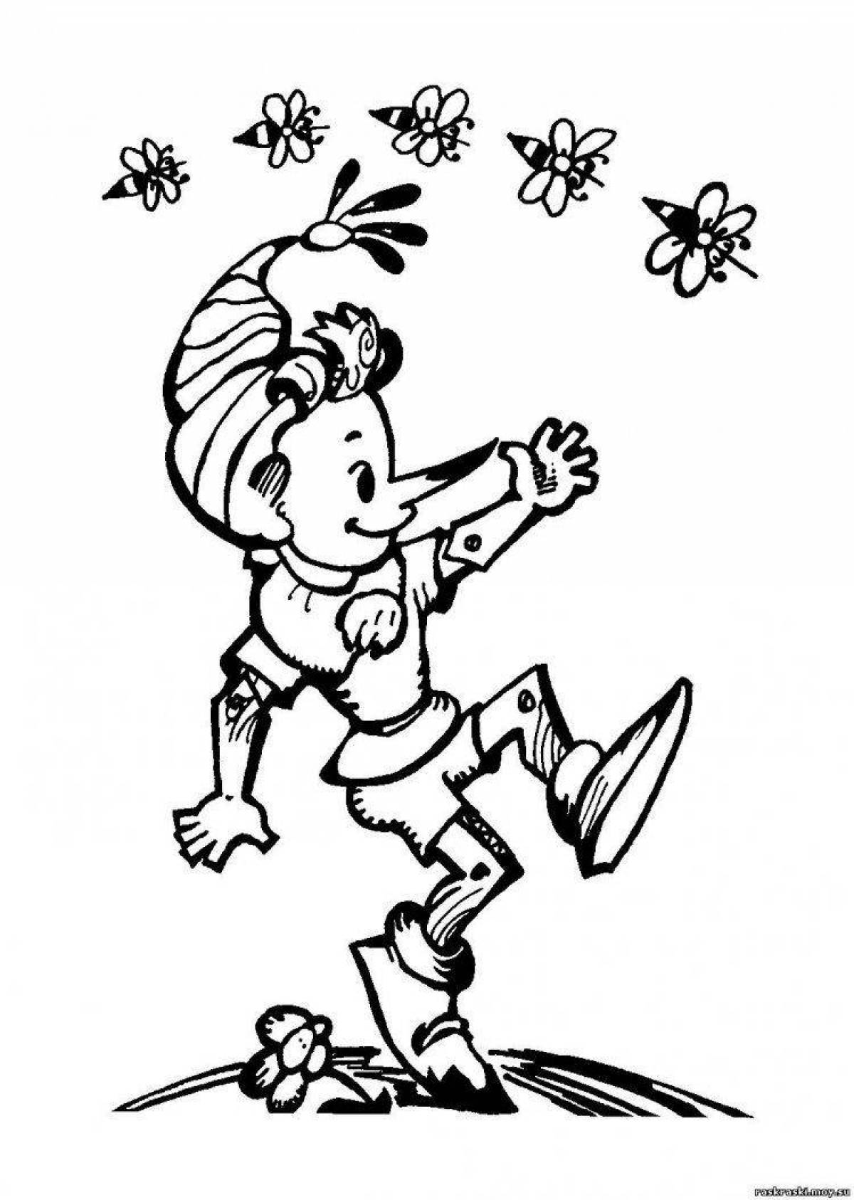 Fun Pinocchio Coloring Pages for Toddlers