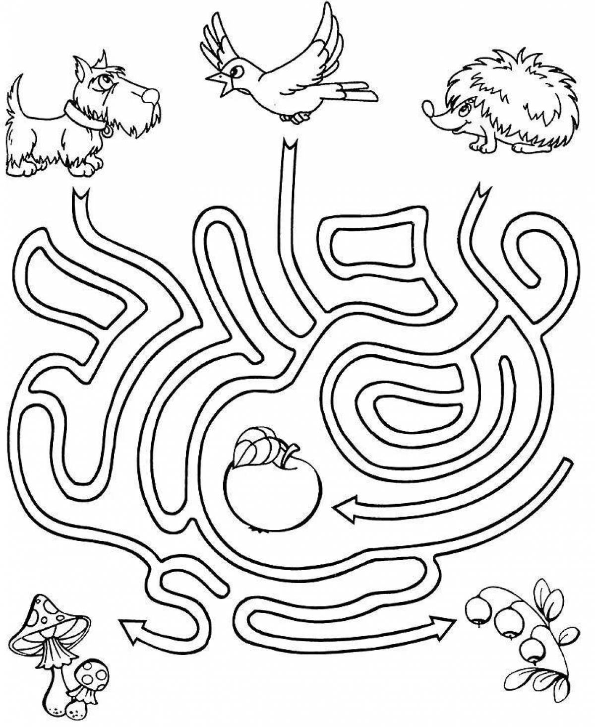 Creative coloring pages for 5 year olds