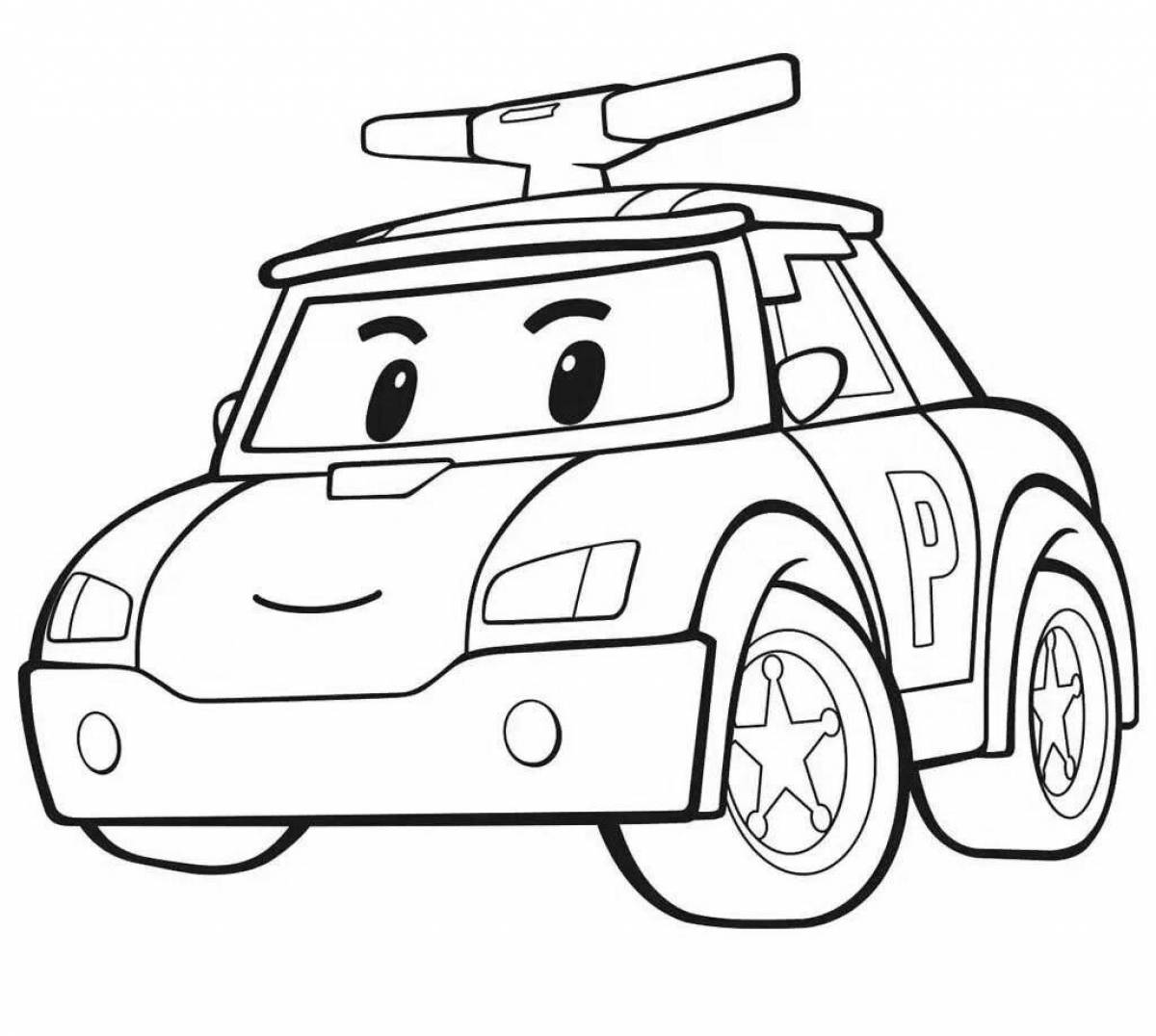 Glorious cars coloring game for boys 4-5 years old