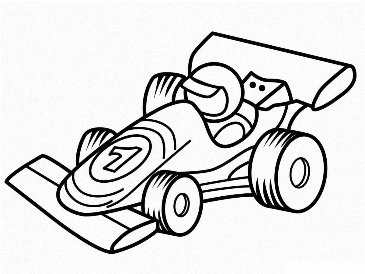 Giant cars coloring for boys 4-5 years old