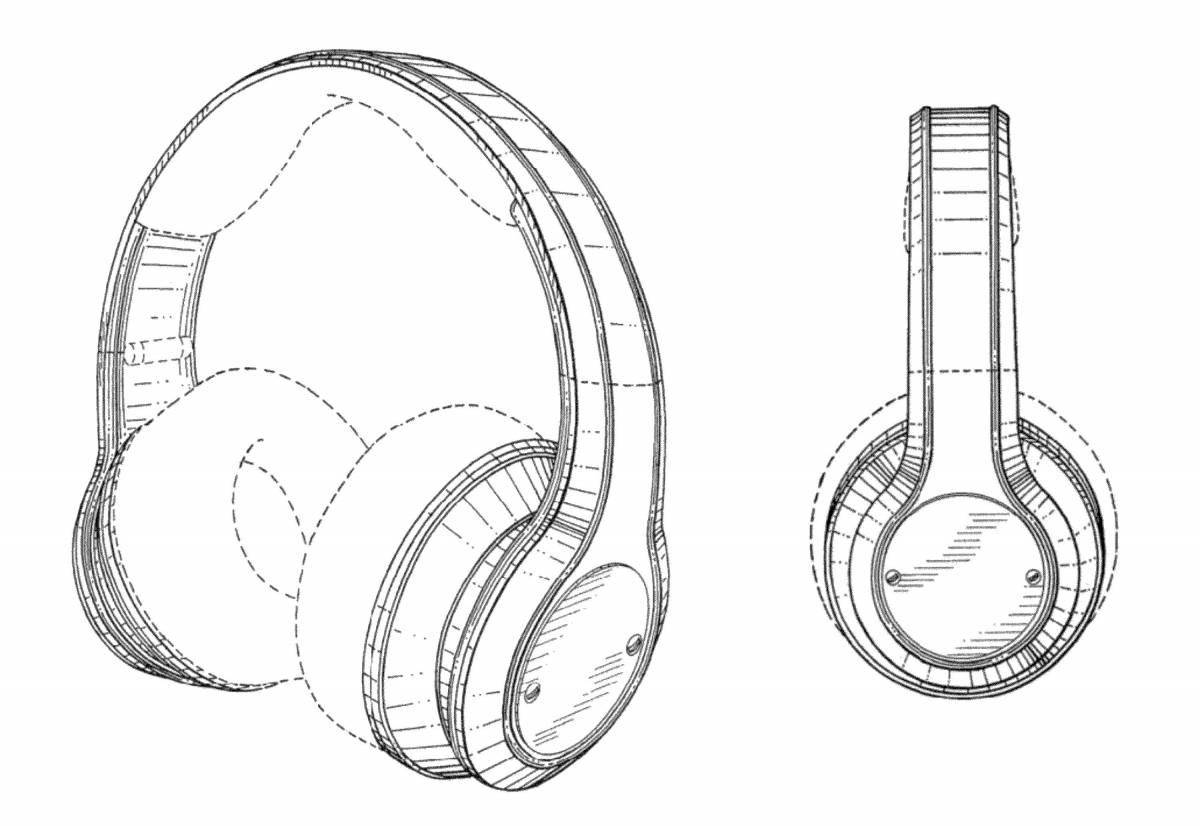 Playful headphone coloring for kids