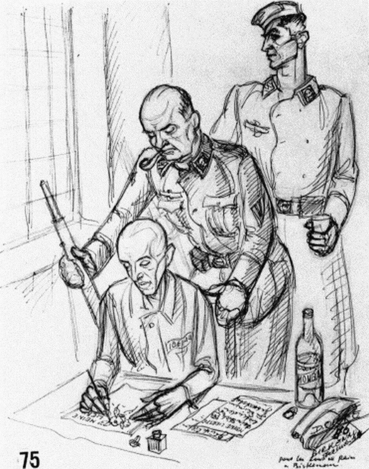 Photo Disturbing Holocaust coloring page