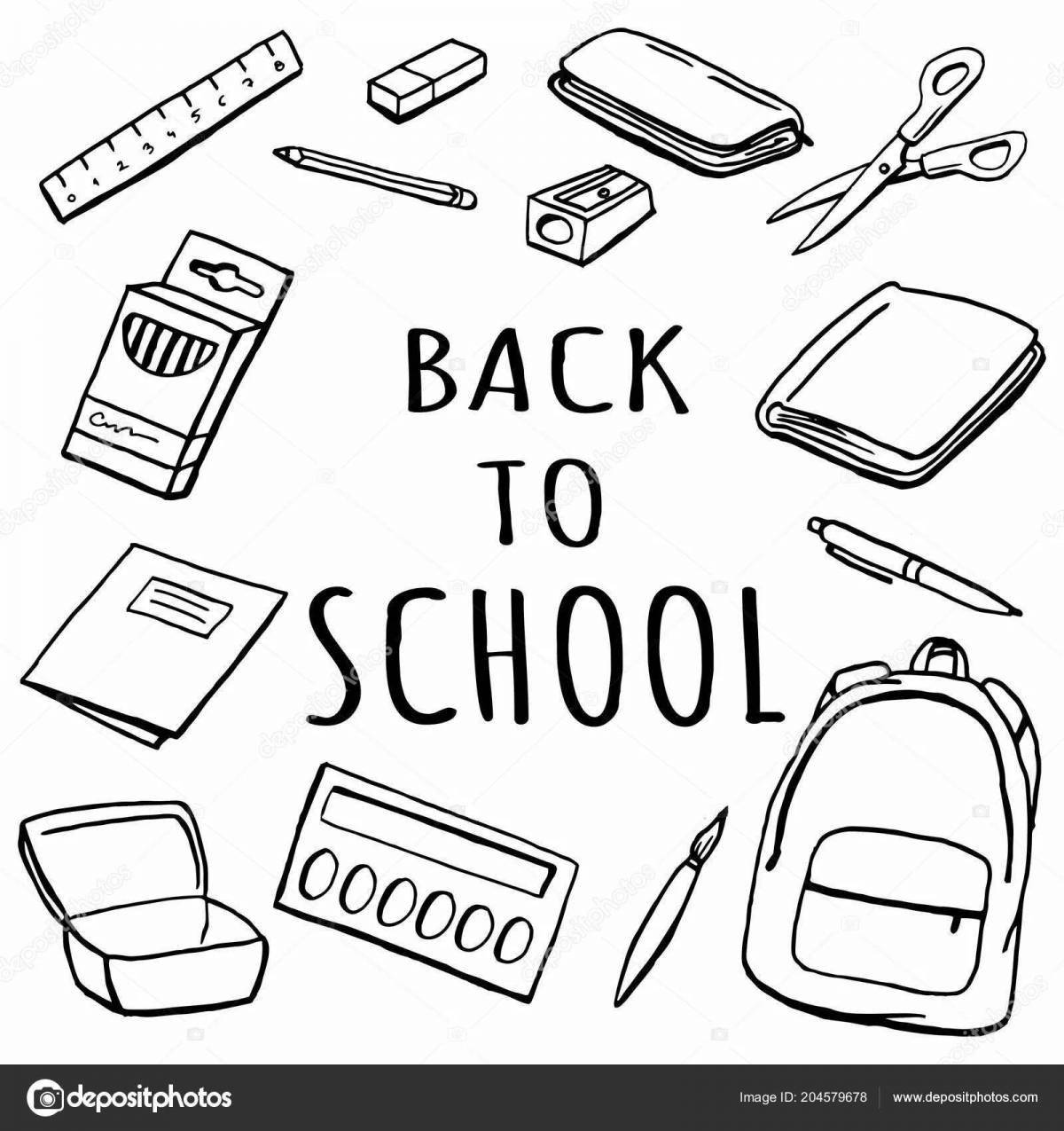 Photo Whimsical stationery coloring for girls