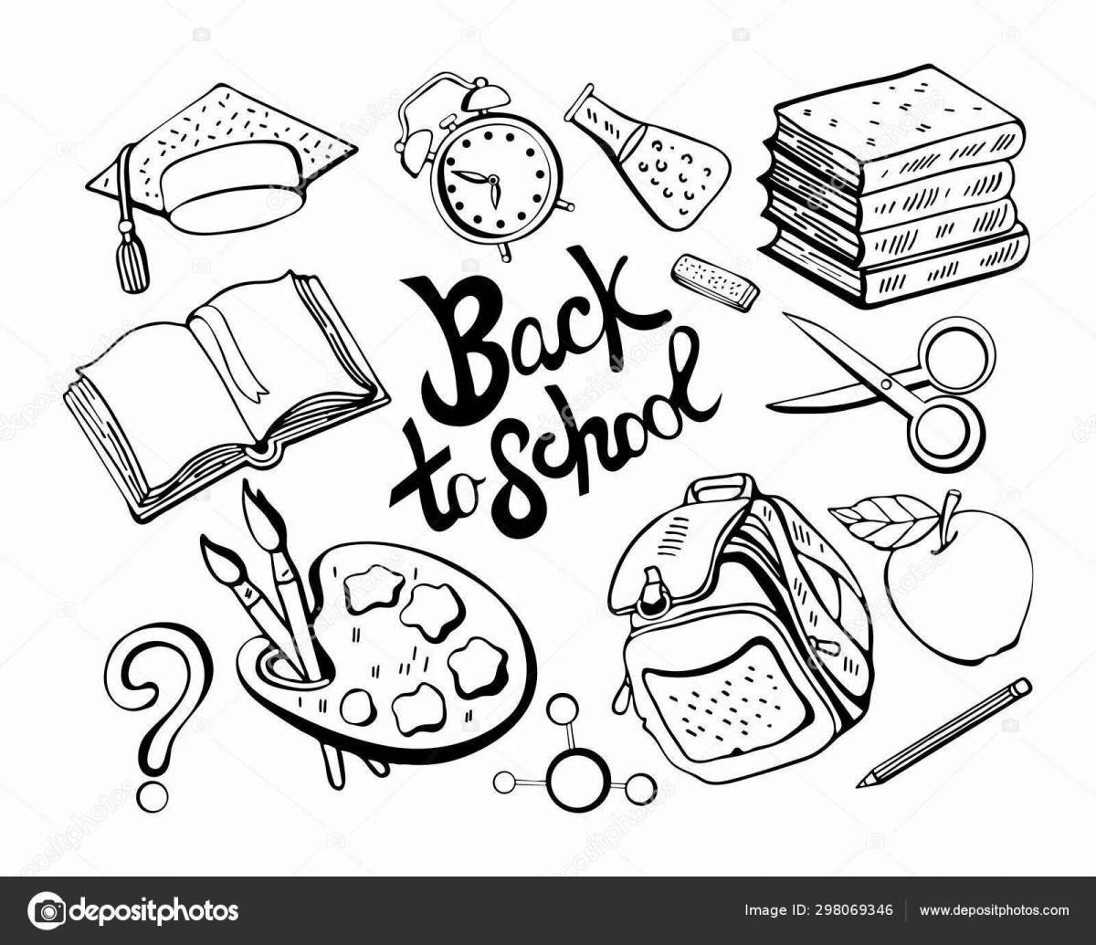 Photo Exquisite stationery coloring book for girls