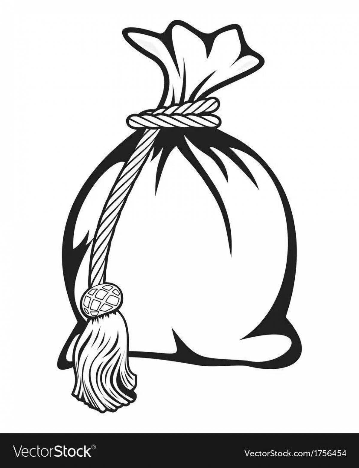 Fun coloring bags for kids