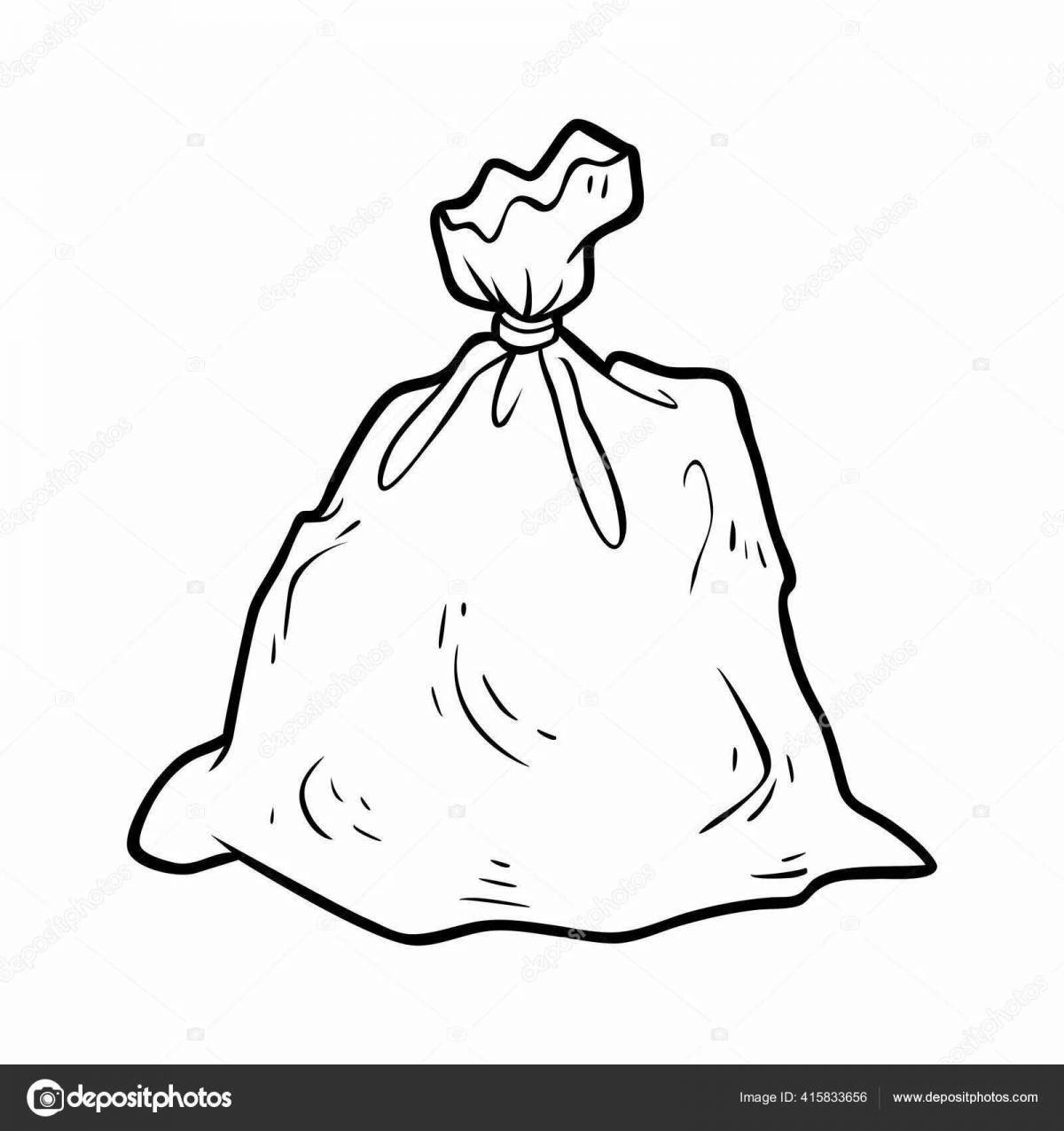 Colored explosive bag for kids