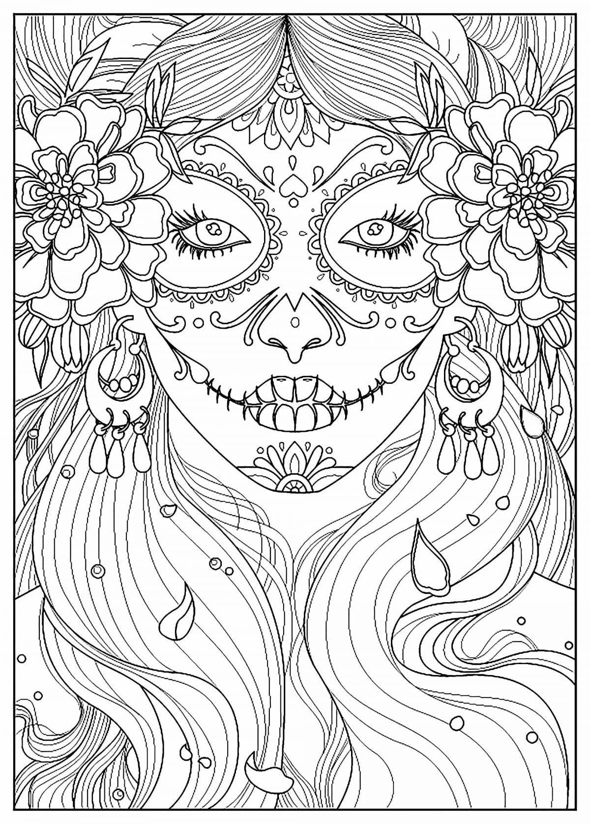 Impressive adult coloring book