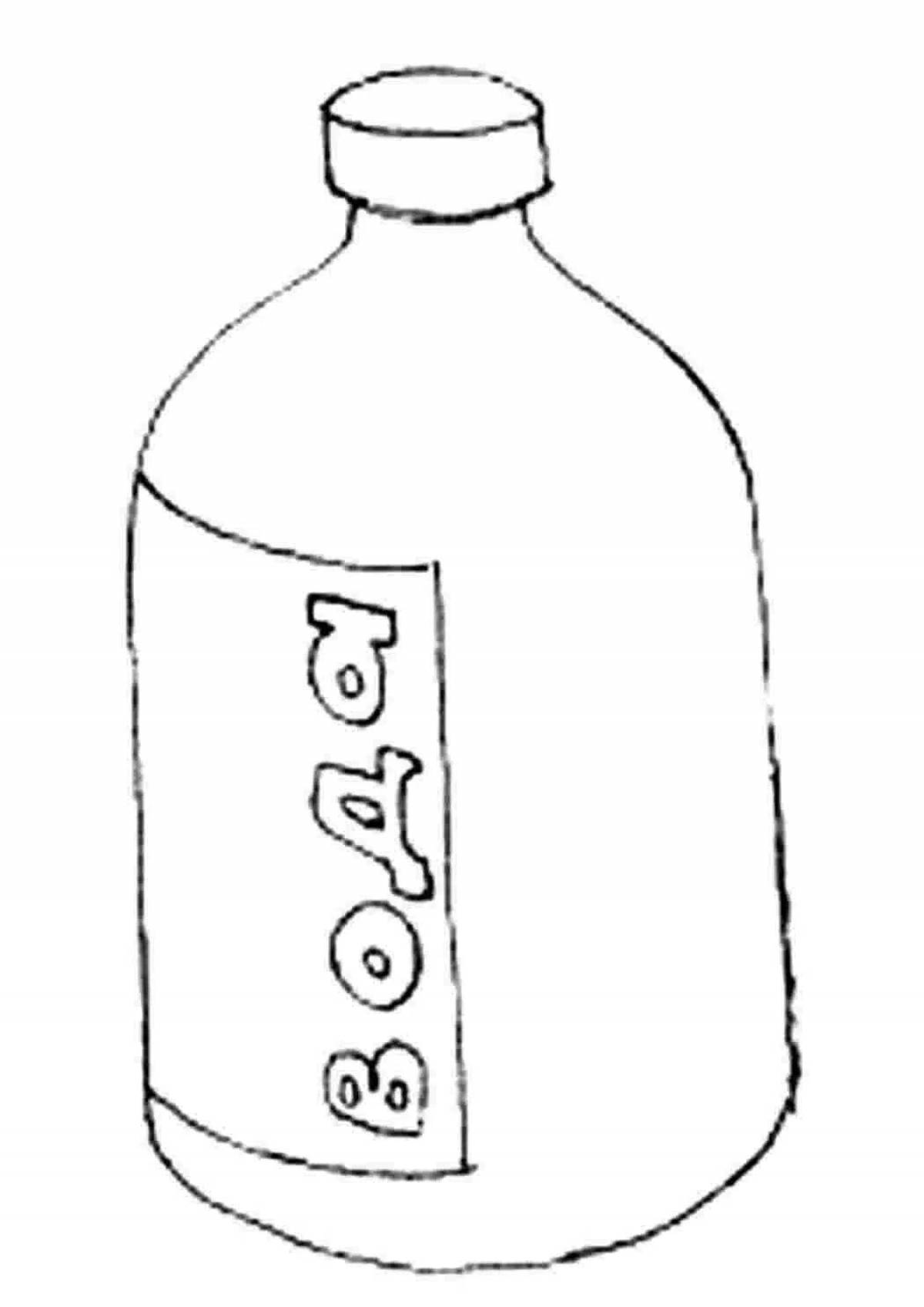 Бутылка-раскраска детская «Передвижник», зеленая по цене ,0 руб.