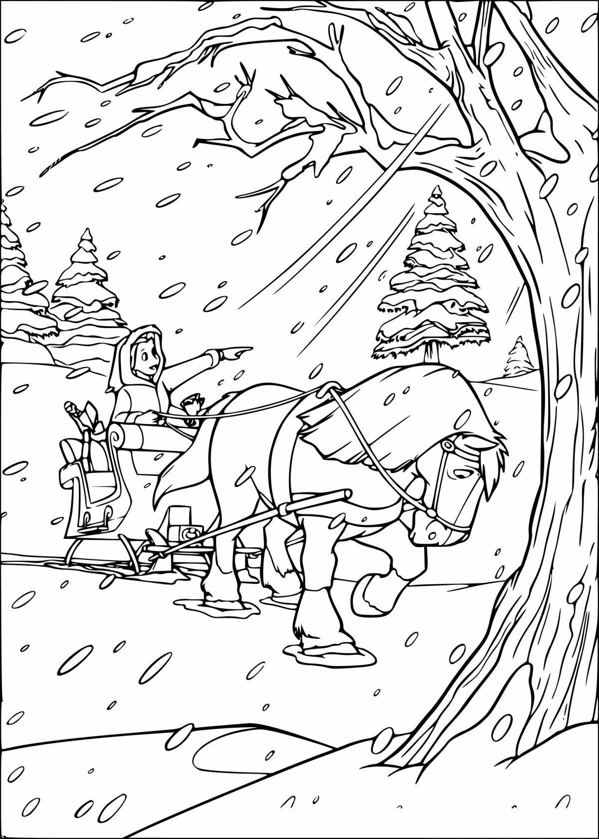 Blizzard coloring book for kids