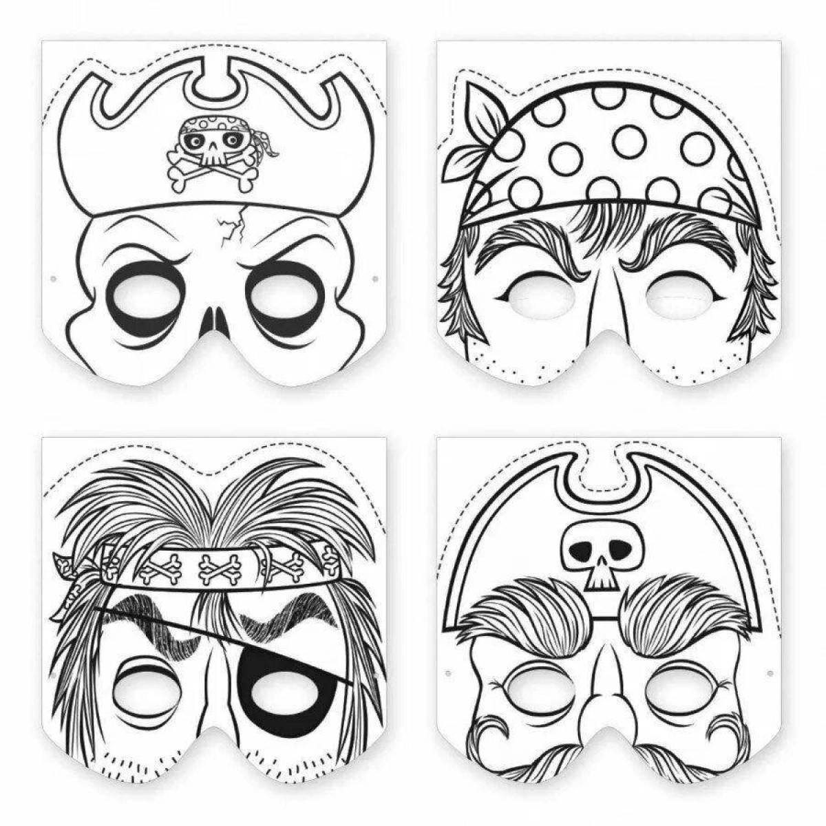 Bold masks for boys