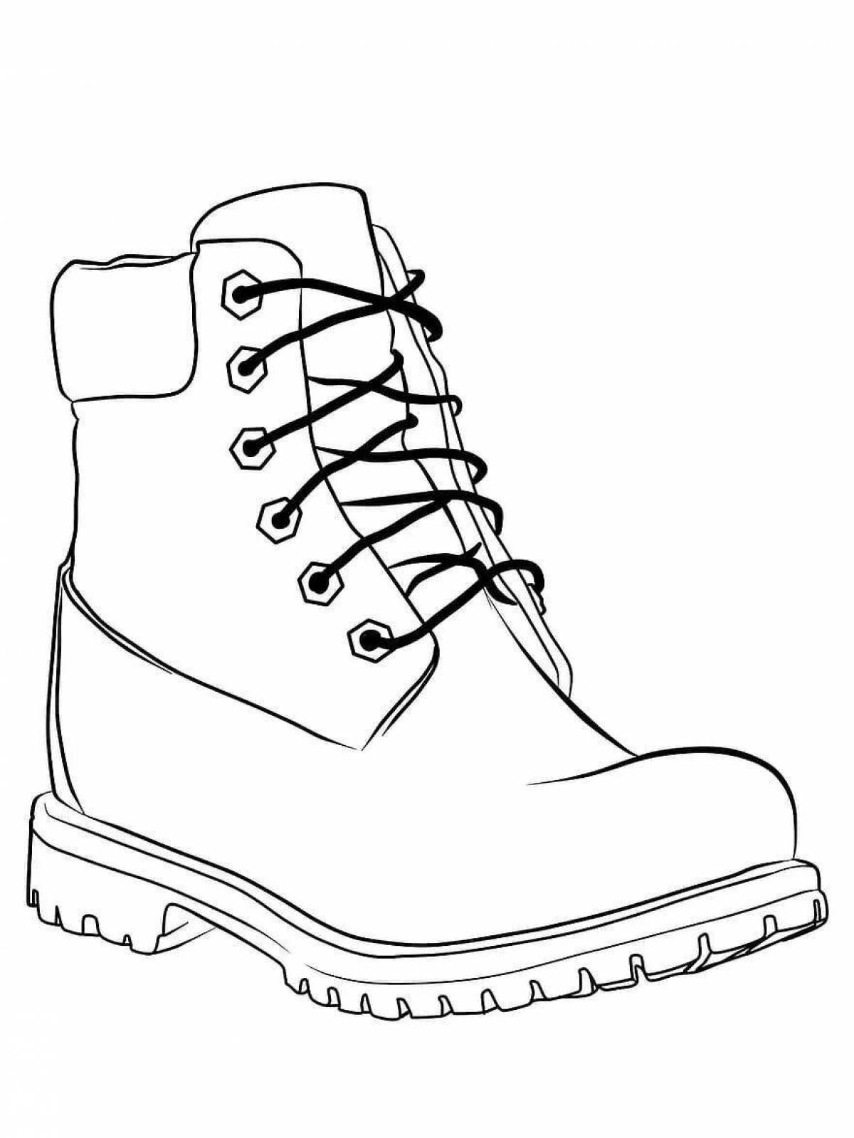 Fantastic boots coloring book for kids