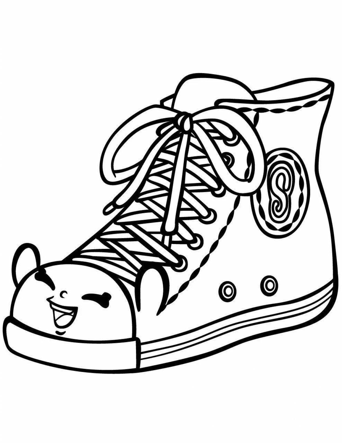 Cool boots coloring book for kids