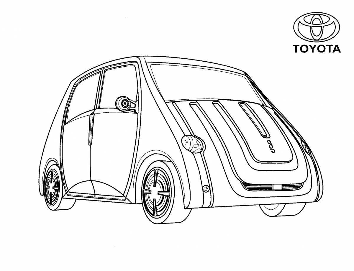 Toyota playful coloring book for kids