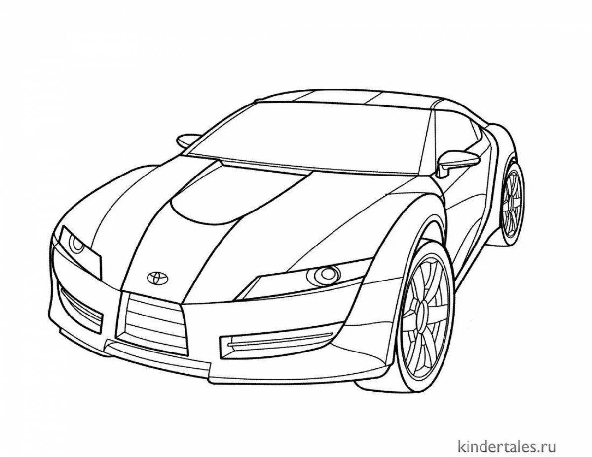 Toyota fun coloring book for kids