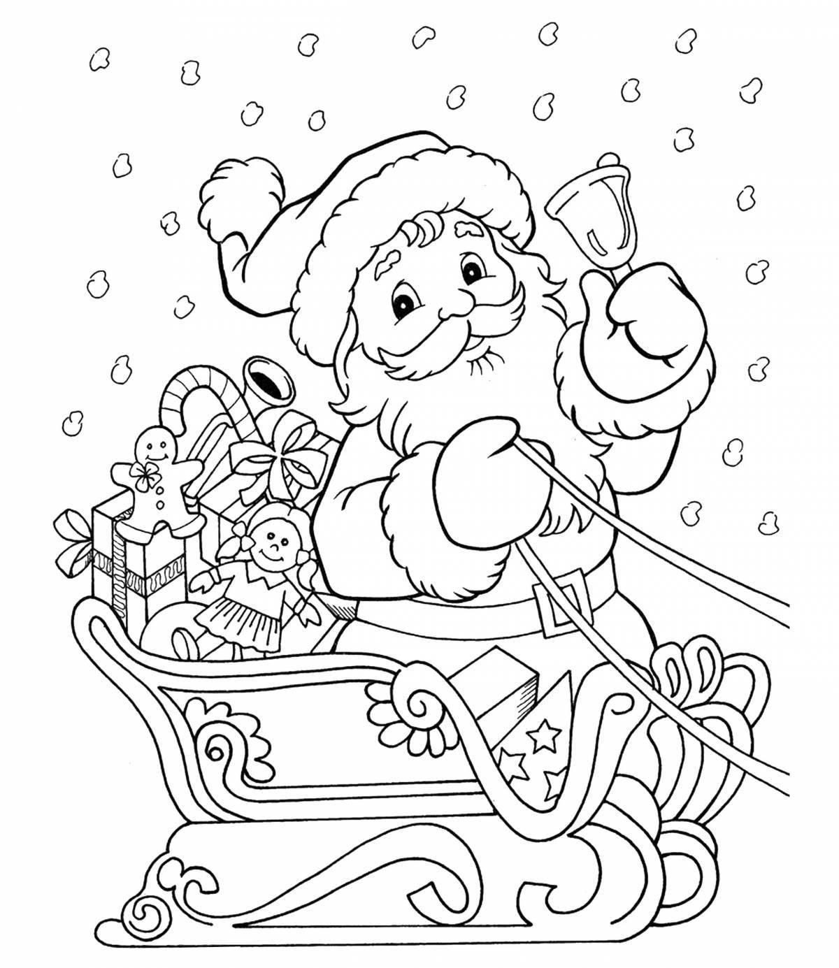 Fun coloring book frost for kids