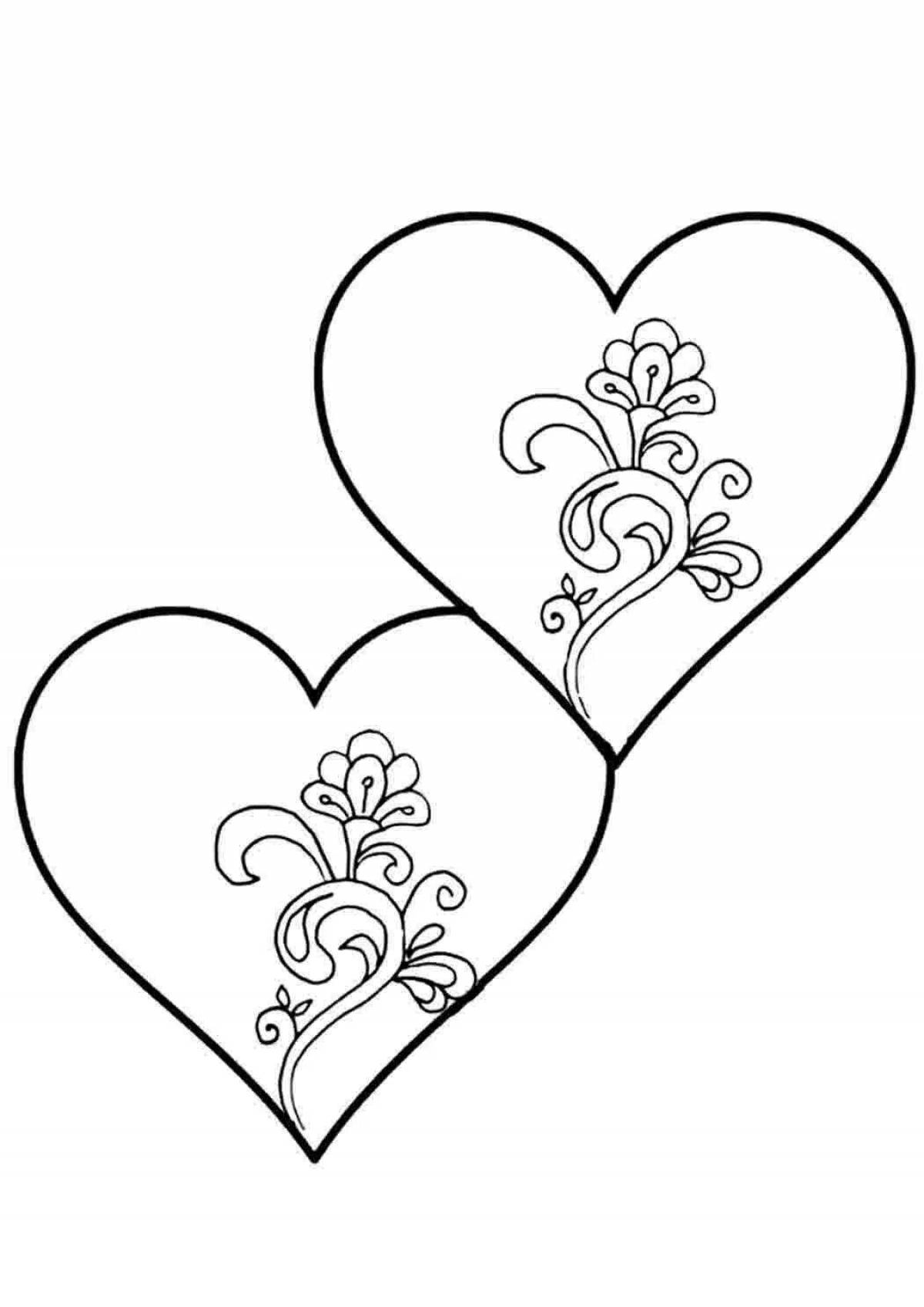 Fabulous valentines coloring pages for kids