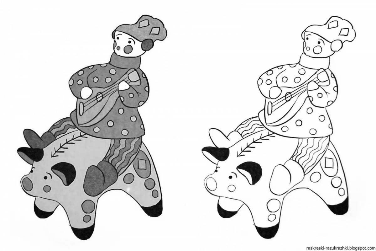 Dymkovo toys for preschoolers #5