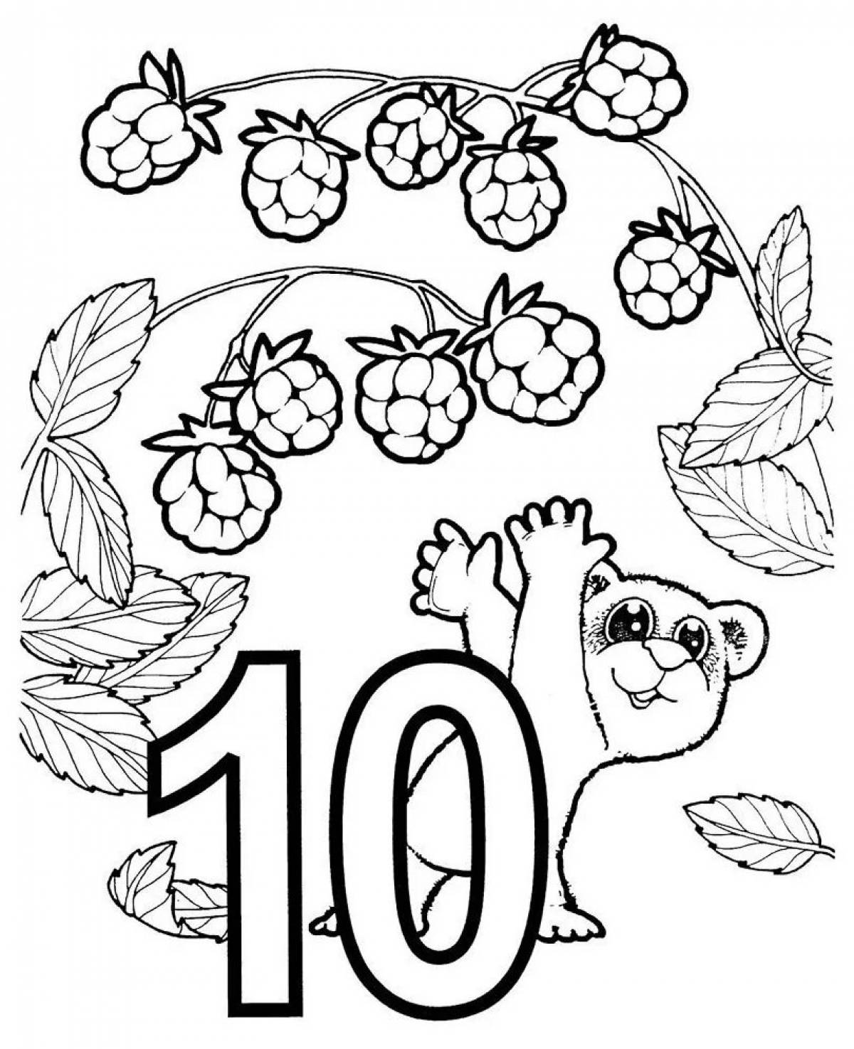 Number 10 for kids #20