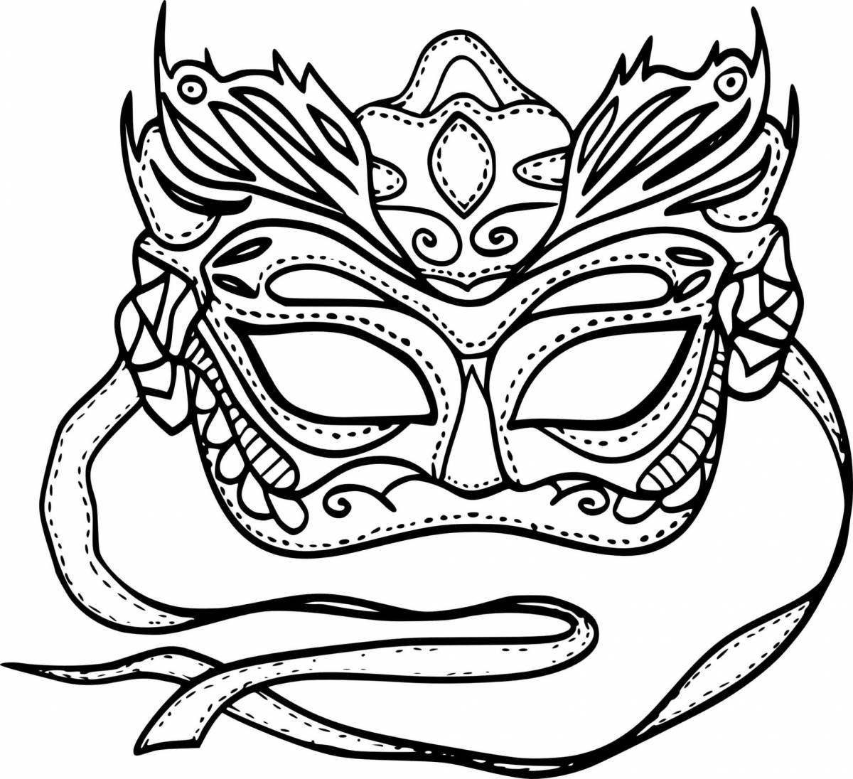 Coloring page adorable moisturizing face masks