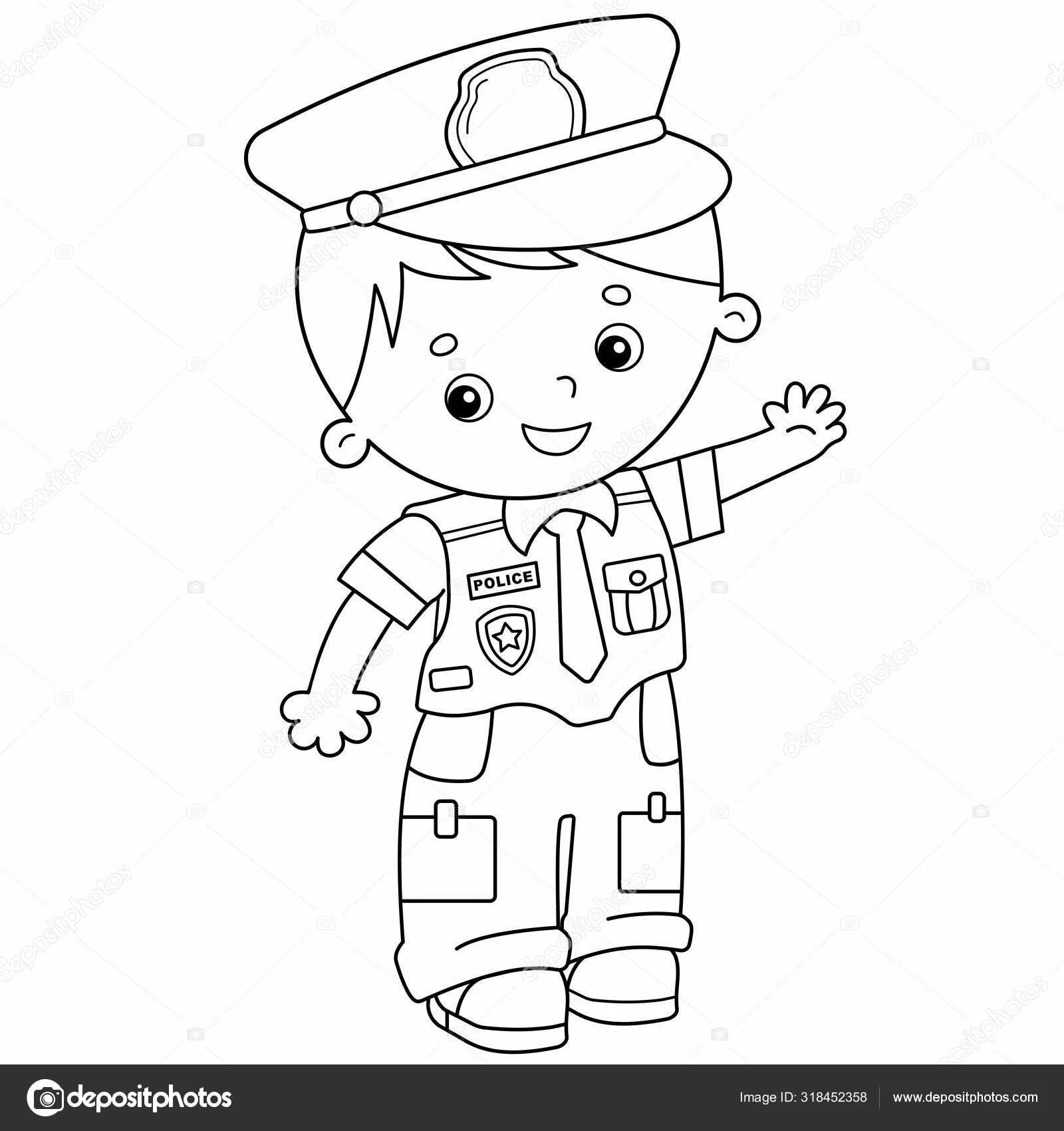 Policeman for kids #7
