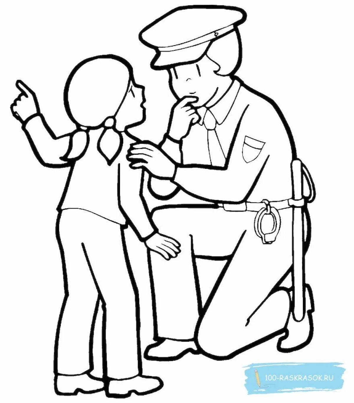 Policeman for kids #10