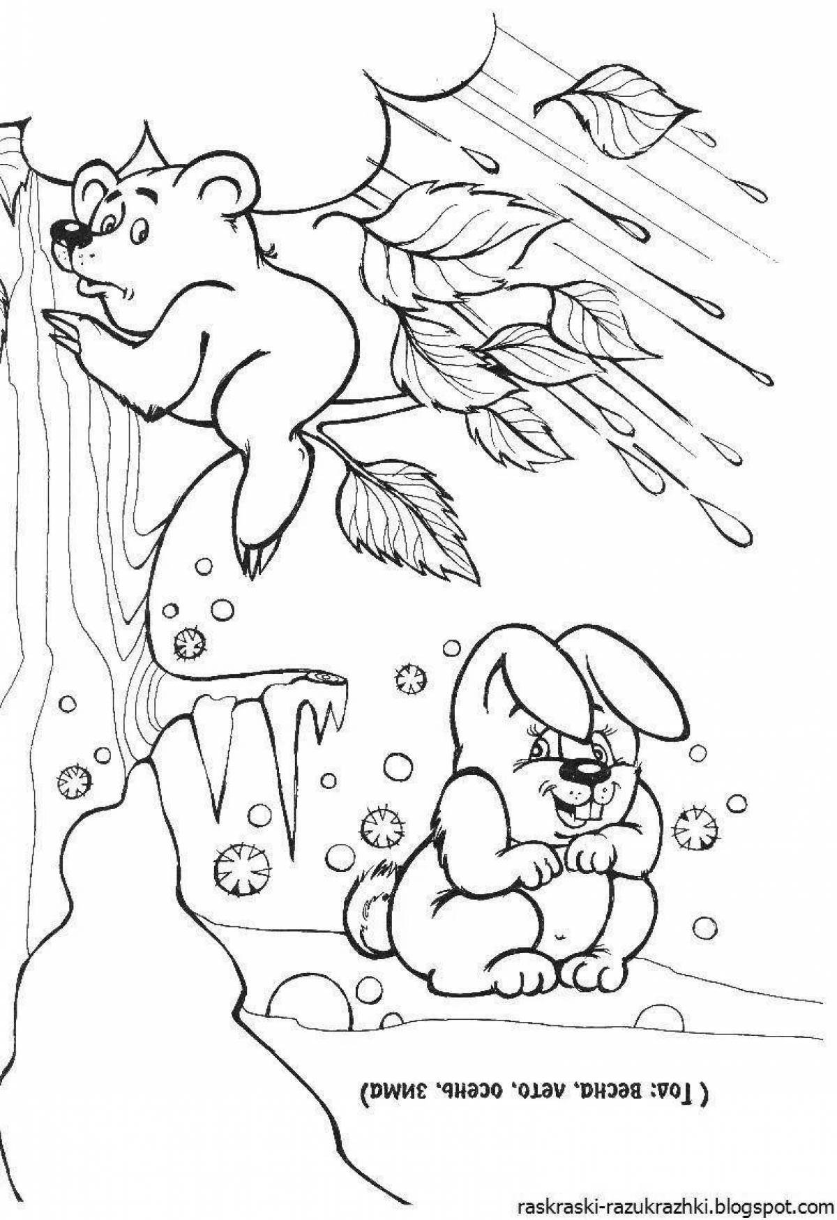Stimulating coloring pages for toddlers