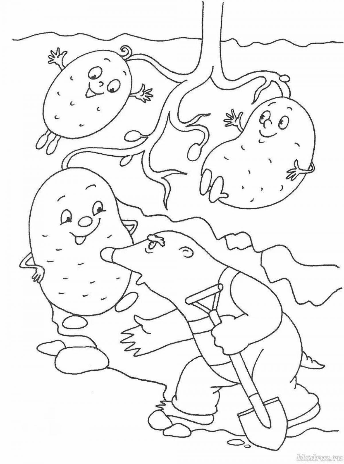 Fun coloring puzzles for schoolchildren