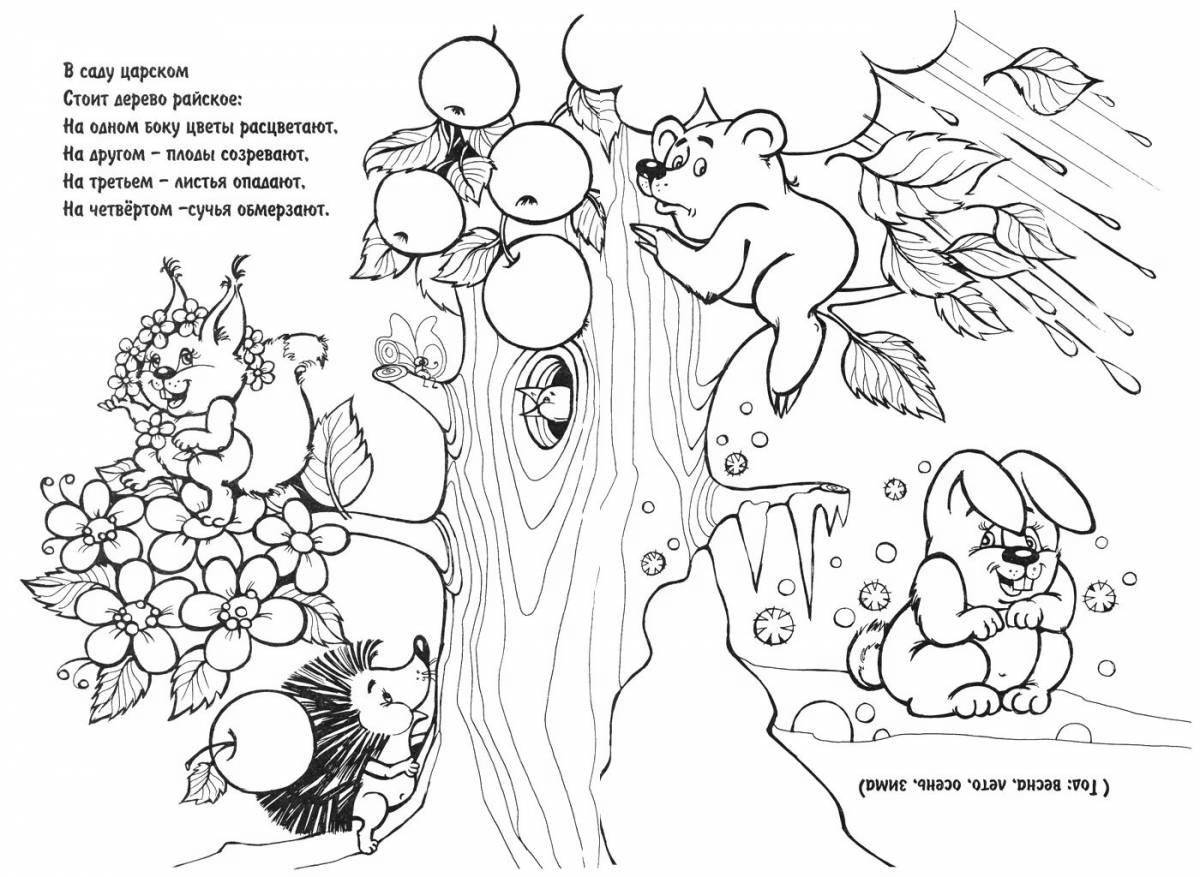 Stimulating coloring pages for kids